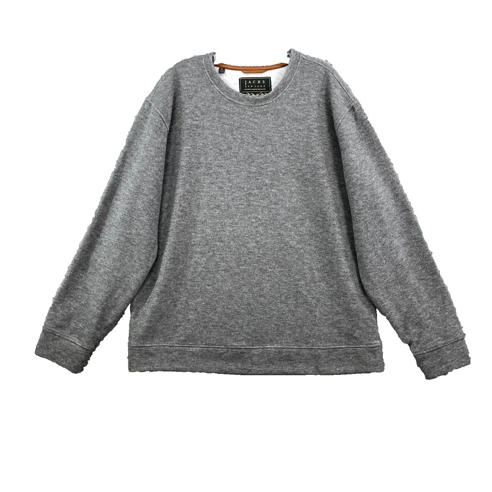 Jachs NY Sweatshirt Mens‎ XL Gray Wool Blend Gorpcore Preppy Hike Outdoor Gear